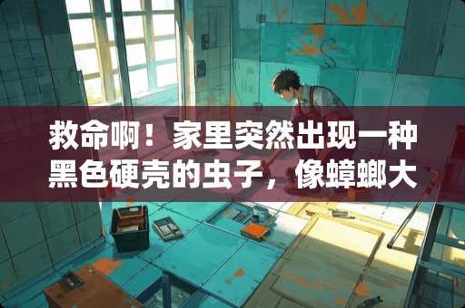 救命啊！家里突然出现一种黑色硬壳的虫子，像蟑螂大小，会飞。怎么办啊！！！