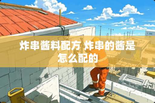 炸串酱料配方 炸串的酱是怎么配的