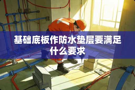 基础底板作防水垫层要满足什么要求