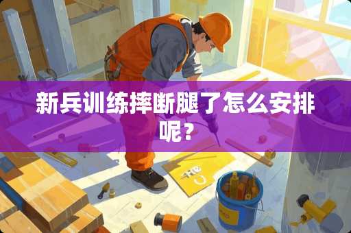 新兵训练摔断腿了怎么安排呢？