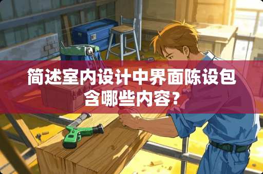 简述室内设计中界面陈设包含哪些内容？