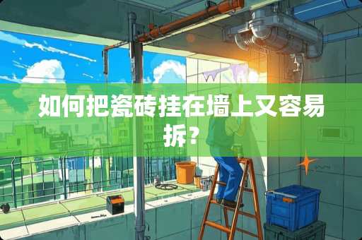 如何把瓷砖挂在墙上又容易拆？