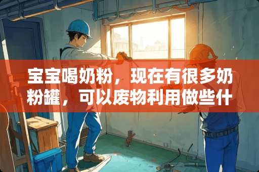 宝宝喝奶粉，现在有很多奶粉罐，可以废物利用做些什么东西？