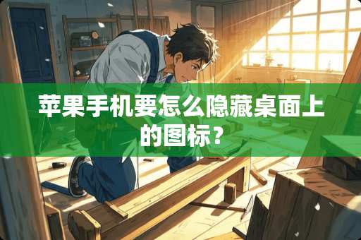 苹果手机要怎么隐藏桌面上的图标？