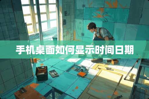 手机桌面如何显示时间日期