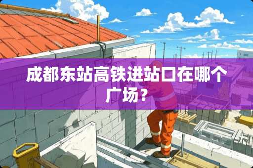 成都东站高铁进站口在哪个广场？