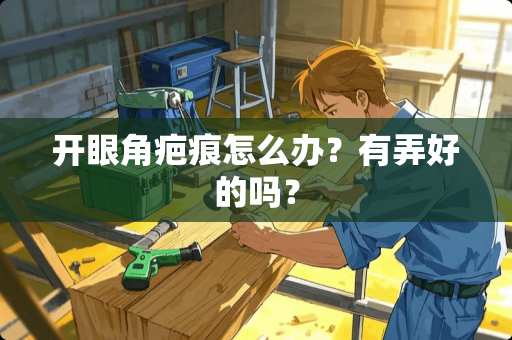 开眼角疤痕怎么办？有弄好的吗？