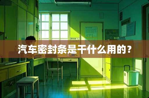 汽车密封条是干什么用的？