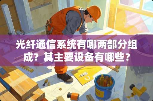 光纤通信系统有哪两部分组成？其主要设备有哪些？