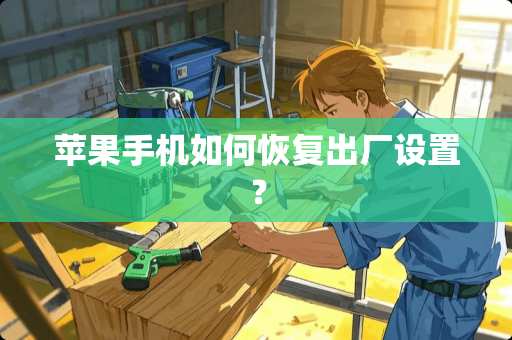 苹果手机如何恢复出厂设置？