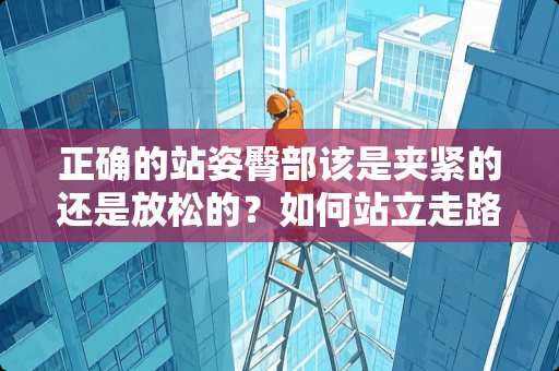 正确的站姿臀部该是夹紧的还是放松的？如何站立走路才不会形成小腹突出？