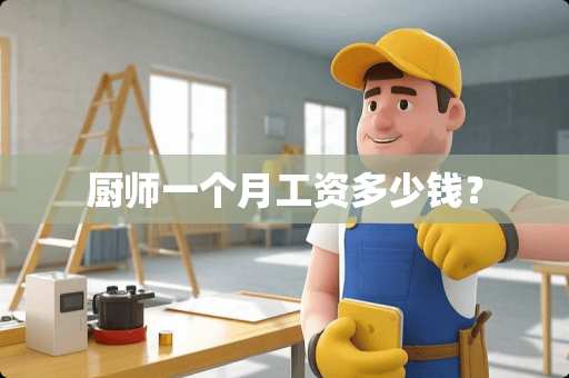 厨师一个月工资多少钱？