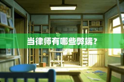 当律师有哪些弊端？