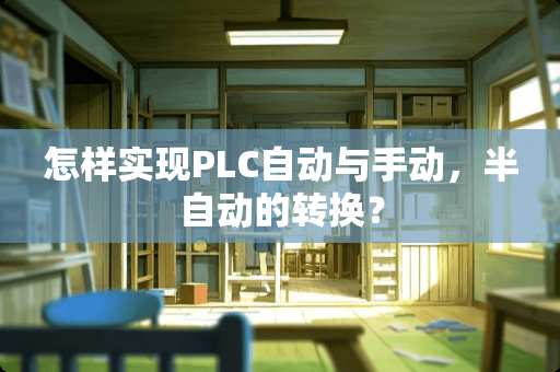 怎样实现PLC自动与手动，半自动的转换？