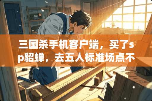 三国**机客户端，买了sp貂蝉，去五人标准场点不了