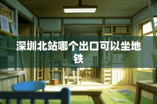 深圳北站哪个出口可以坐地铁