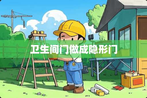 卫生间门做成隐形门