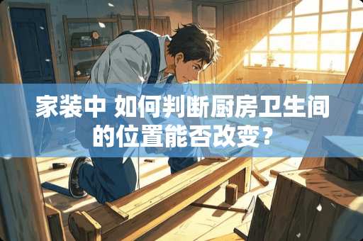 家装中 如何判断厨房卫生间的位置能否改变？