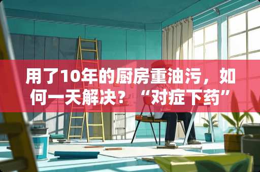 用了10年的厨房重油污，如何一天解决？“对症下药”后很简单