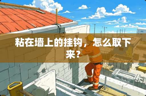 粘在墙上的挂钩，怎么取下来？