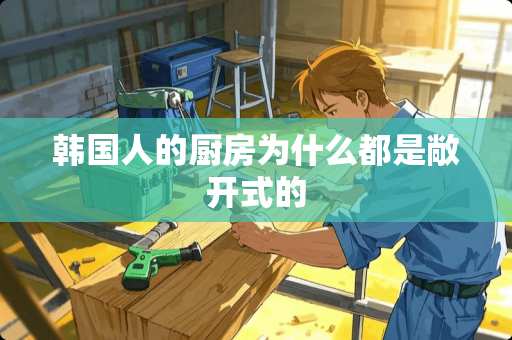 韩国人的厨房为什么都是敞开式的