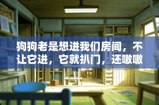 狗狗老是想进我们房间，不让它进，它就扒门，还嗷嗷叫，怎么办