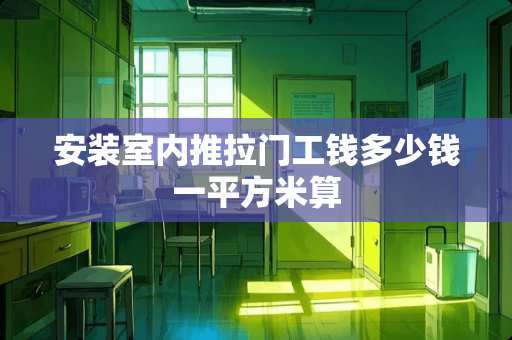 安装室内推拉门工钱多少钱一平方米算