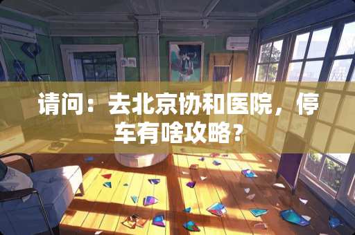 请问：去北京协和医院，停车有啥攻略？