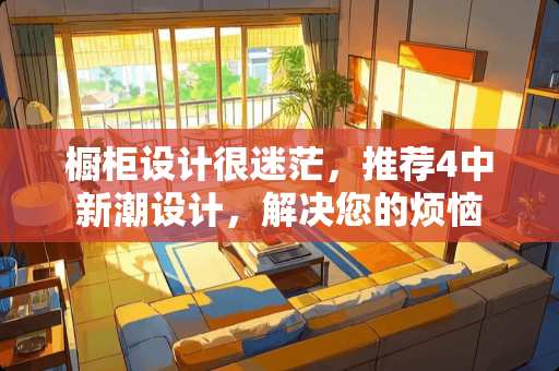 橱柜设计很迷茫，推荐4中新潮设计，解决您的烦恼