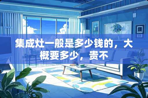 集成灶一般是多少钱的，大概要多少，贵不