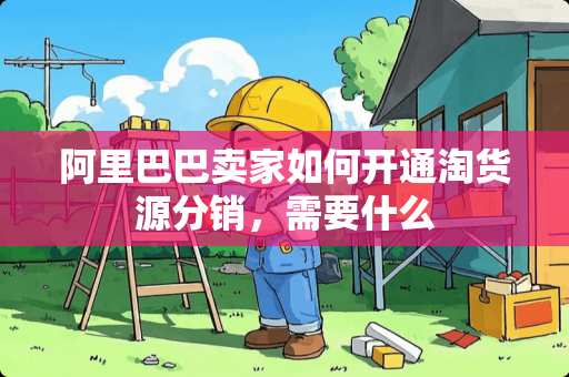 阿里巴巴卖家如何开通淘货源分销，需要什么