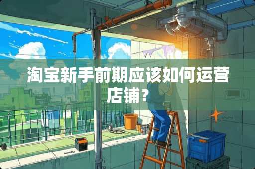 淘宝新手前期应该如何运营店铺？