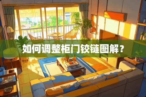 如何调整柜门铰链图解？