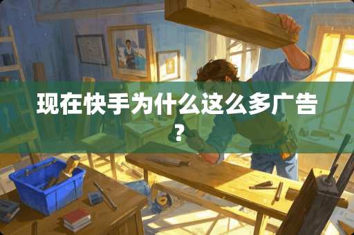 现在快手为什么这么多广告？
