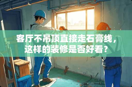 客厅不吊顶直接走石膏线，这样的装修是否好看？