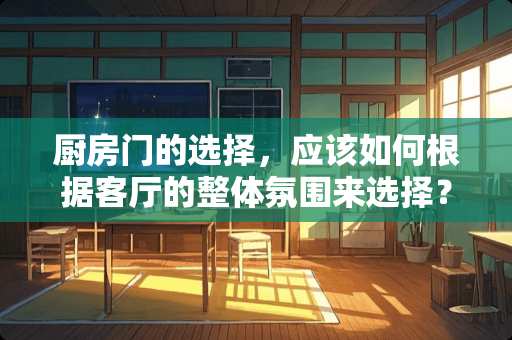 厨房门的选择，应该如何根据客厅的整体氛围来选择？
