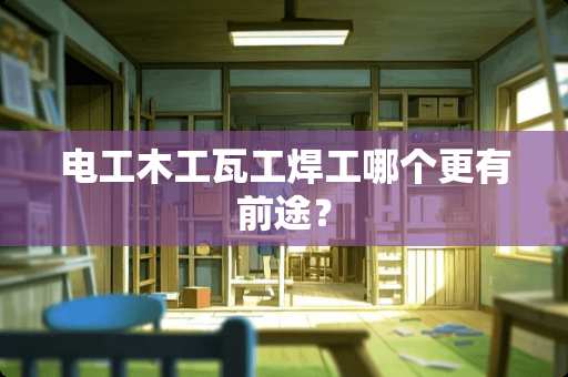 电工木工瓦工焊工哪个更有前途？