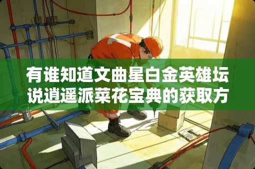 有谁知道文曲星白金英雄坛说逍遥派菜花宝典的获取方法