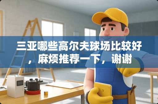 三亚哪些高尔夫球场比较好，麻烦推荐一下，谢谢