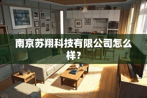 南京苏翔科技有限公司怎么样？