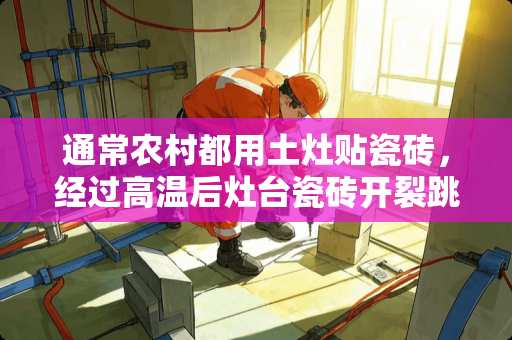 通常农村都用土灶贴瓷砖，经过高温后灶台瓷砖开裂跳起该怎么办？