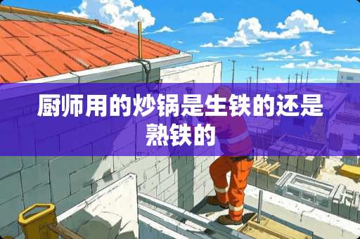 厨师用的炒锅是生铁的还是熟铁的