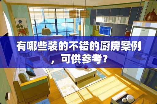 有哪些装的不错的厨房案例，可供参考？