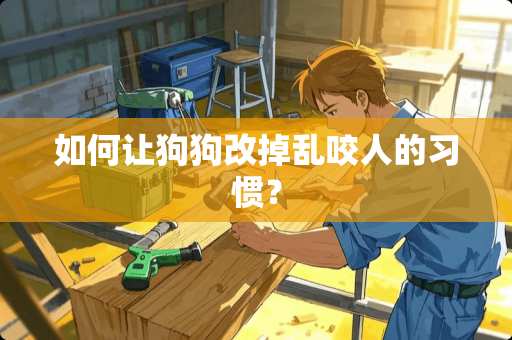 如何让狗狗改掉乱咬人的习惯？