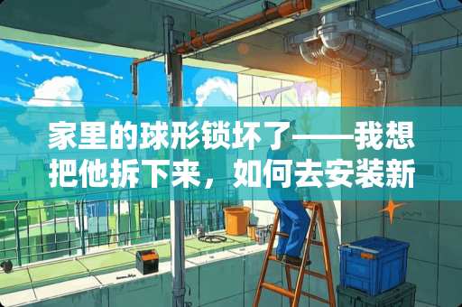 家里的球形锁坏了——我想把他拆下来，如何去安装新的——
