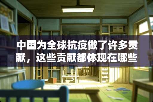 中国为全球抗疫做了许多贡献，这些贡献都体现在哪些地方？