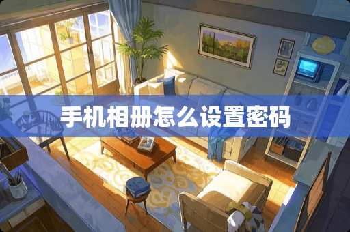 手机相册怎么设置密码