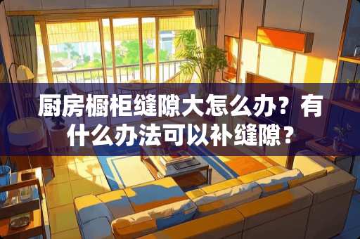 厨房橱柜缝隙大怎么办？有什么办法可以补缝隙？