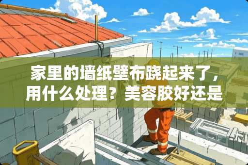 家里的墙纸壁布跷起来了，用什么处理？美容胶好还是玻璃胶好？