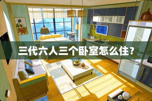 三代六人三个卧室怎么住？